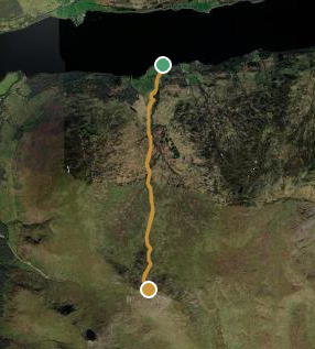 Route map preview for Ben Vorlich