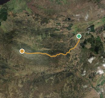 Route map preview for Schiehallion