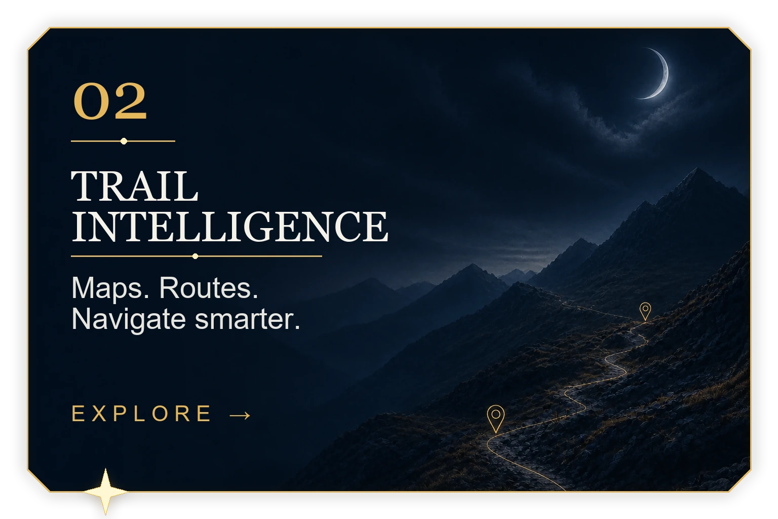 Trail Intelligence — Maps. Routes. Navigate smarter.